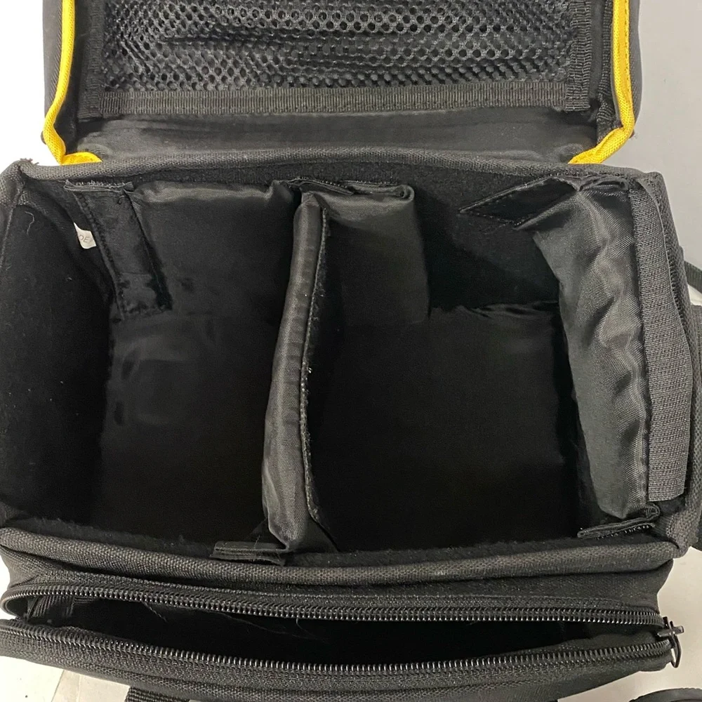 Nikon D5300 Camera Body w strap and 3 lenses 4 batt carry bag